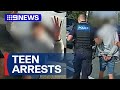 Teens face charges over alleged stolen car joy ride | 9 News Australia