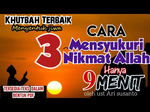 Friday sermon in the month of Zulqaidah, 3 ways to be grateful for Allah's blessings