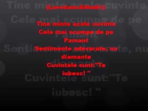 Loredana & Nadir - Te iubesc  lyrics