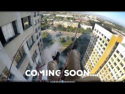 WORLD'S MOST INSANE ROPE SWING SOVIET BLOCKS *DEATH STUNT*