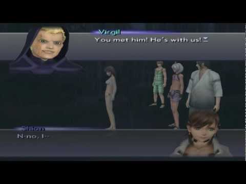 Xenosaga III HD Cutscene 197 - Virgil Reproves Shion (Old Church) - JAPANESE - SWIMSUIT MODE