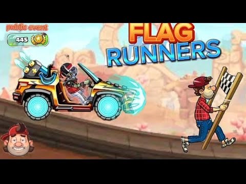 Hill climb Racing 2 FLAG RUNNERS New event- walkthrough GAMEPLAY