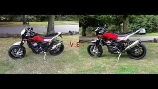 Husqvarna Nuda 900R Exhaust Showdown - Akra vs. Leo