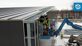 Insulated Metal Panels Install on Potato Storage Building | U-Build