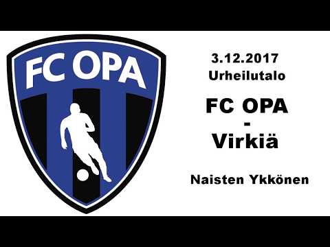 3.12.2017 FC OPA - Virkiä (maalikooste, Naisten Ykkönen)
