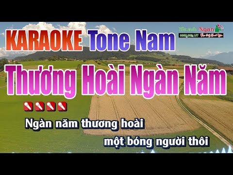 Thương Hoài Ngàn Năm Karaoke | Tone Nam - Nhạc Sống Thanh Ngân