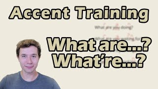American English Pronunciation | Do we say "what're"? 🤨