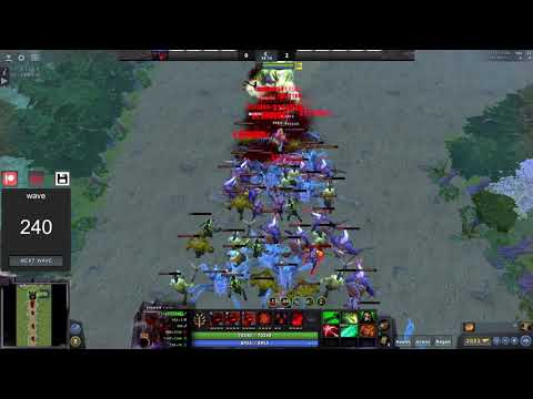 Endless Defense Adventure Dota 2 | Shadow Fiend Solo | well it's hard