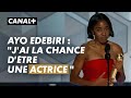 Ayo Edebiri, élue meilleure actrice dans une série musicale ou comédie - Golden Globes 2024 - CANAL+