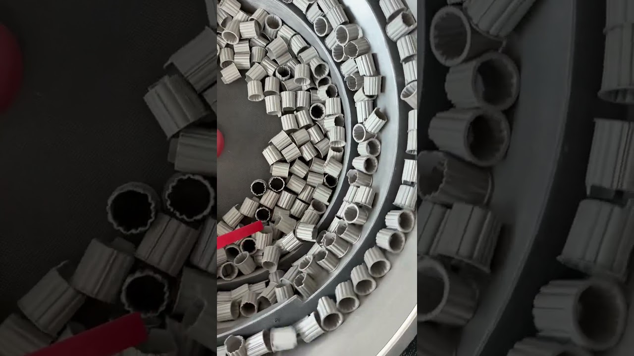 OCV FEEDERS - Vibratory feeder for plastic parts #vibratoryfeeder #automation #madeinitaly