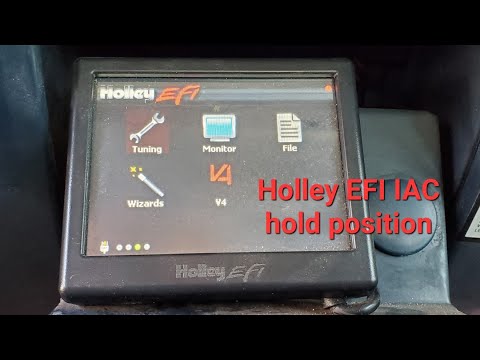 Holley EFI idle air control (iac) tuning