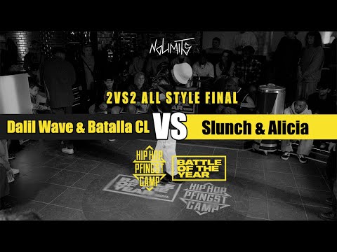 Dalil Wave & Batalla CL vs Slunch & Alicia | ALL STYLE FINAL | BOTY CE x HIPHOP PFINGSTCAMP 2023
