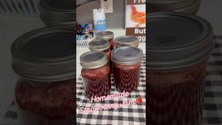 DELICIOUS Strawberry Jam using @forjars #canning lids