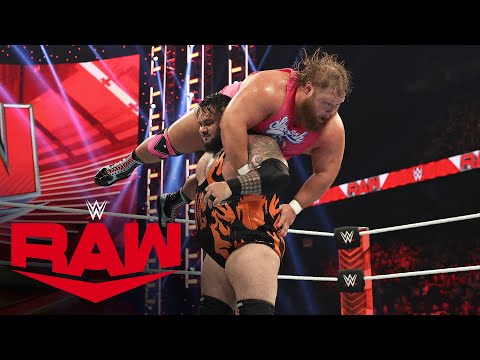 “Big” Bronson Reed cuts down the tree trunk of Otis: Raw highlights, Sept. 25, 2023