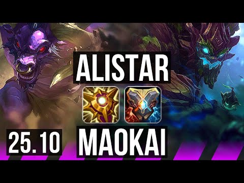 ALISTAR & Sivir vs MAOKAI & Varus (SUP) | KR Grandmaster | 25.10