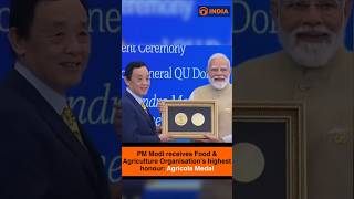 PM Modi receives Food & Agriculture Organisation’s highest honour: Agricola Medal