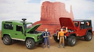 Bruder Джип Land Rover Defender (2590) - відео 2