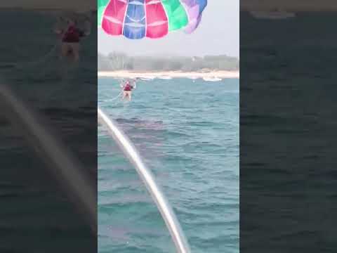 parasailing @goa baaga beach