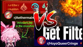 The insane war on the Genshin Reddit: HoyoQueerCringe VS AetherMainsCringe