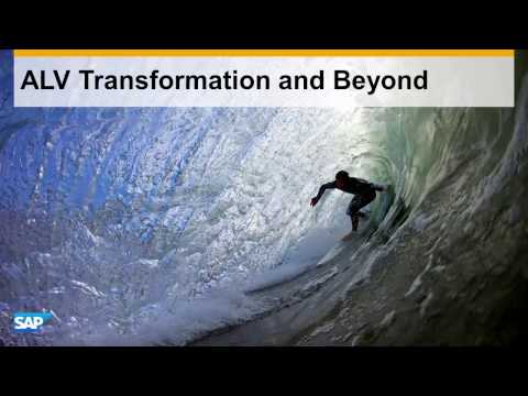 ALV and FPM on SAP HANA (Part 2/3) - ALV Transformation and Beyond