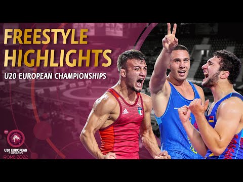 Freestyle Highlights from U20 European Championships 2022 #WrestleRome