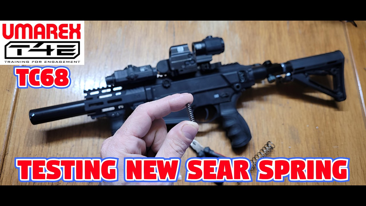 Umarex TC68 Testing a Stronger Sear Spring