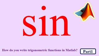 Basic trigonometric functions in MATLAB |How to use Trigonometry functions in matlab| trig functions