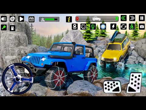 4x4 Offroad Jeep Driving Simulator 3D - Drive SUV 4x4 jeep Offroad Game - Android GamePlay