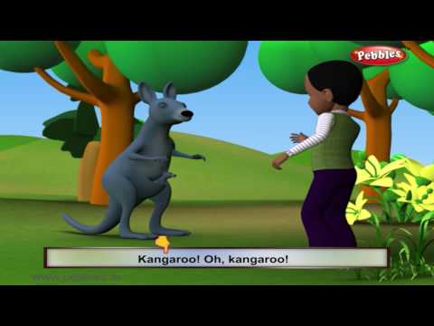 Kangaroo | Nursery Rhymes With Lyrics | Nursery Poems | 3D Nursery Rhymes For Children