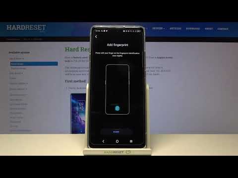 Manage Security Settings / Add Fingerprint Unlock Method - TCL 20 Pro 5G