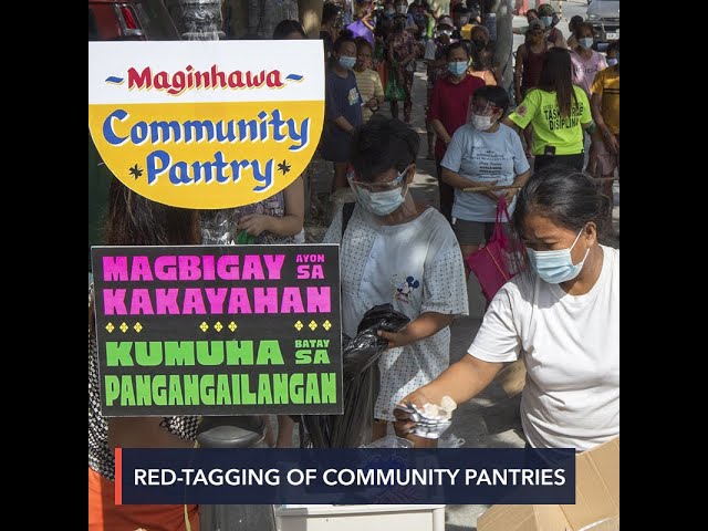 Only days into operation, community pantries now face red-tagging