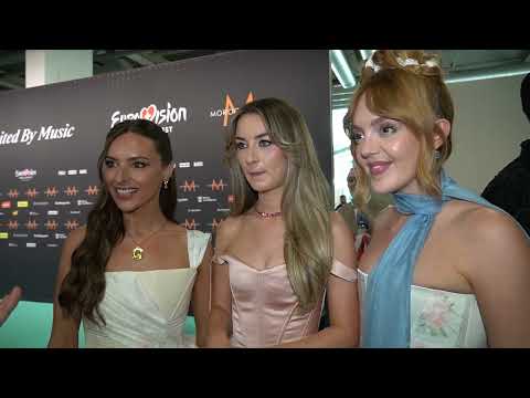 🇬🇧 Remember Monday (UK) @ Eurovision 2025 Turquoise Carpet Opening Ceremony | Interview