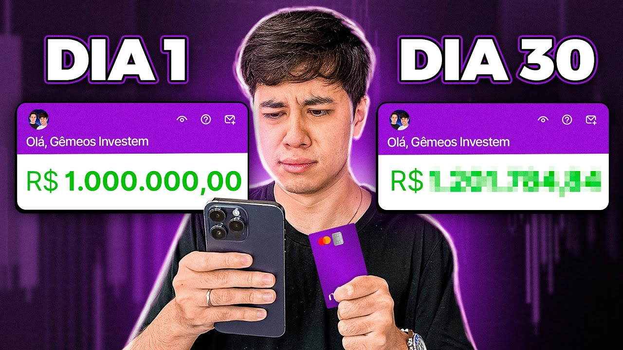 COLOQUEI 1 MILHÃO DE REAIS NO NUBANK DURANTE 30 DIAS! QUANTO RENDEU?