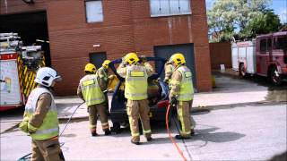 Tyne&Wear FRS RTC Demonstration Newcastle Central