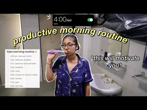 AUFWACHEN UM 4 UHR MORGEN ⌛ *produktiv und lebensverändernd*