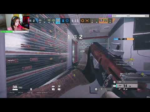 CLUTCH 1V3 MONSTRO DA LAADY PARA SALVAR O ROUND - MELHORES MOMENTOS RAINBOW SIX SIEGE