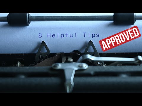 Typewriter expert shares 8 helpful advice to take care of your typewriter.