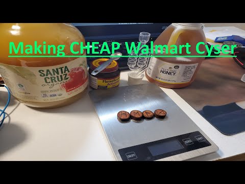 Making Cheap Cyser | Walmart Bought Apple Mead