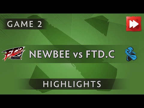 Newbee vs team_ftd_c [Game 2] Dota 2 Professional League 2016 - Dota Highlights