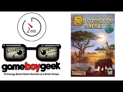 Carcassonne Safari (Allegro 2-min) Review with the Game Boy Geek