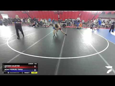 145 Lbs Cons. Semi - Jayden Haueter, MN Vs Noah Manuel Tapia, IL 446b