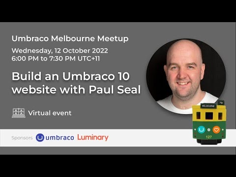 Melbourne Meetup - Build Umbraco 10 site in 90 minutes