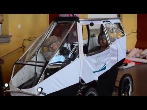 Velove Armadillo two-seater at the Copenhagen Bike Show 2016