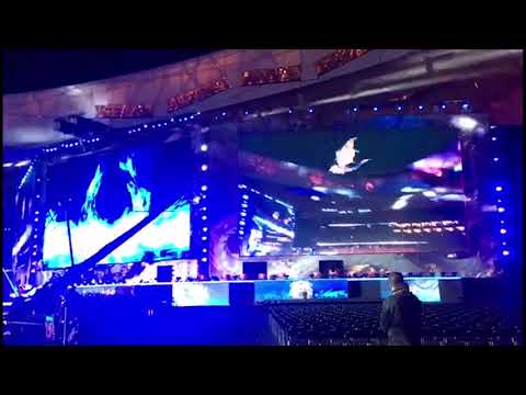 Live Camera Operator Practicing AR Dragon Tracking