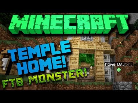HermitCraft FTB MONSTER {Ep.3} - Temple Home!