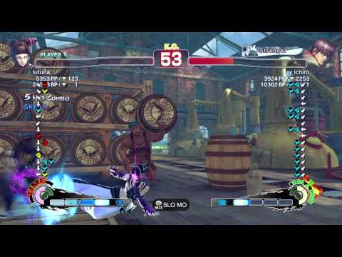 lutuna (juri) vs y ichiro (Guy) - SUPER STREET FIGHTER 4 AE Ver 2012 720P
