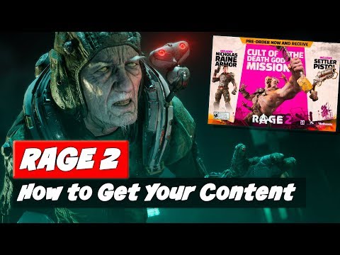RAGE 2 | How to Get Pre Order Bonus - Deluxe Edition Content