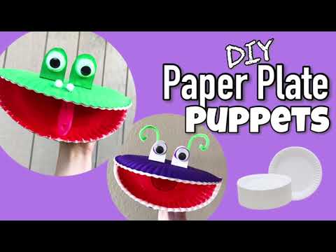 DIY Paper Plate Puppets | Interactive Play for Kids!