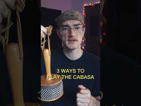 3 ways to play the #cabasa #percussion #percussionist #latinpercussion #percussiontips #afuchecabasa