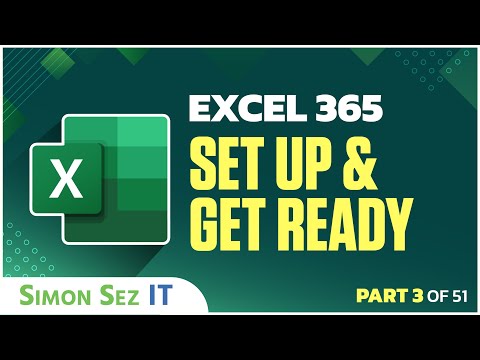 Excel 365 for Beginners Getting Started and Introduction 1 of 51